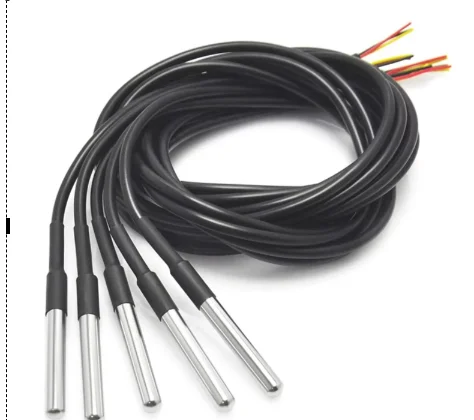 Edelstahlpaket WasserdichtDS18b20Temperaturfühler Temperatursensor18B20 Wasserdichte Leitung – Detail 1