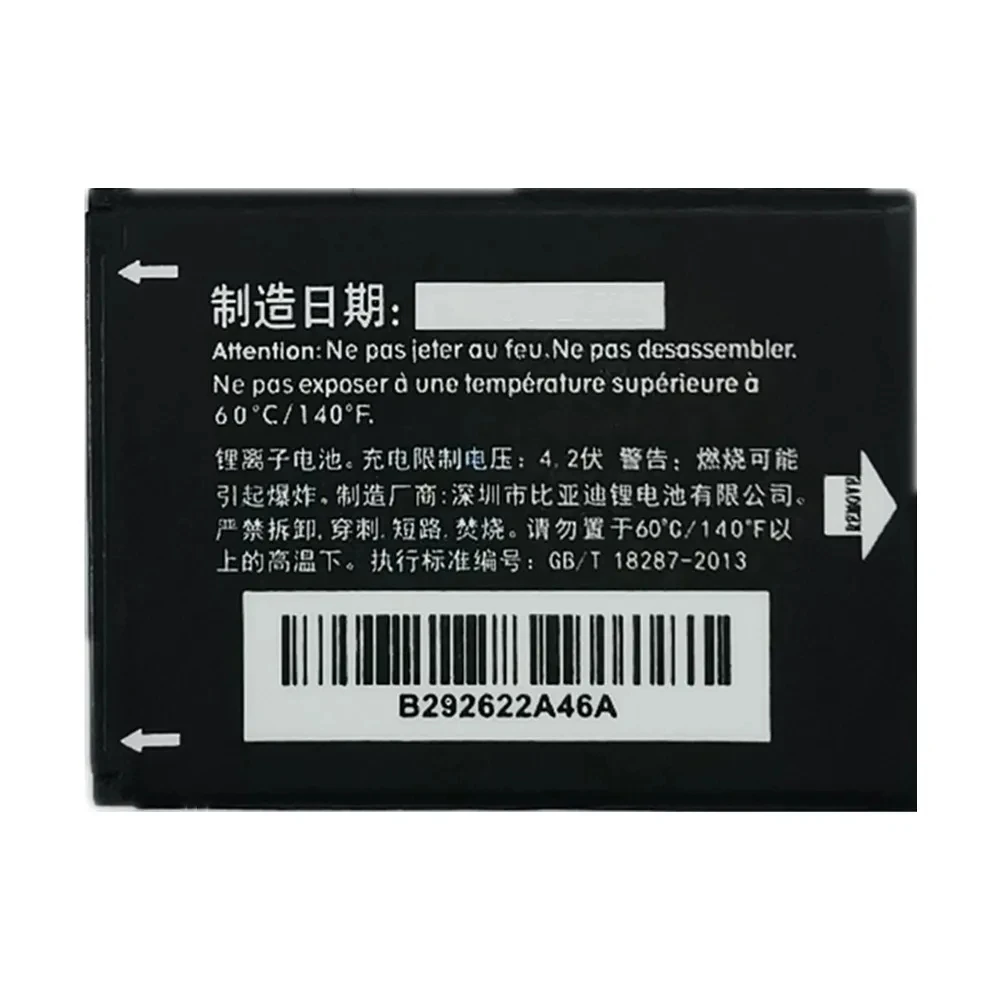 Original 1000mAh ALCATEL CAB31L0000C1 CAB31L0000C2 Battery For Alcatel i808 TCL T66 A890 One Touch 282/813 890D 891/979/3041D