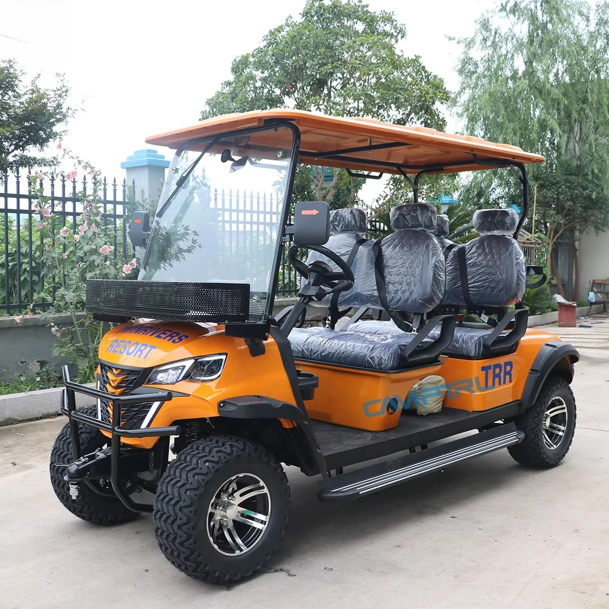 72V Lithium 4 Seater Electric Golf Cart Forward Facing Off Road Sightseeing Utility Club Buggy