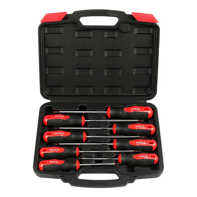Magnetic Hollow Torx Screwdriver Long Handle Star Shape Screw Remover Hand Tool