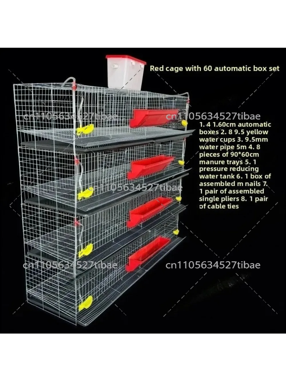Quail Breeding Cage H Type Battery Layer Quail Cage for Sale