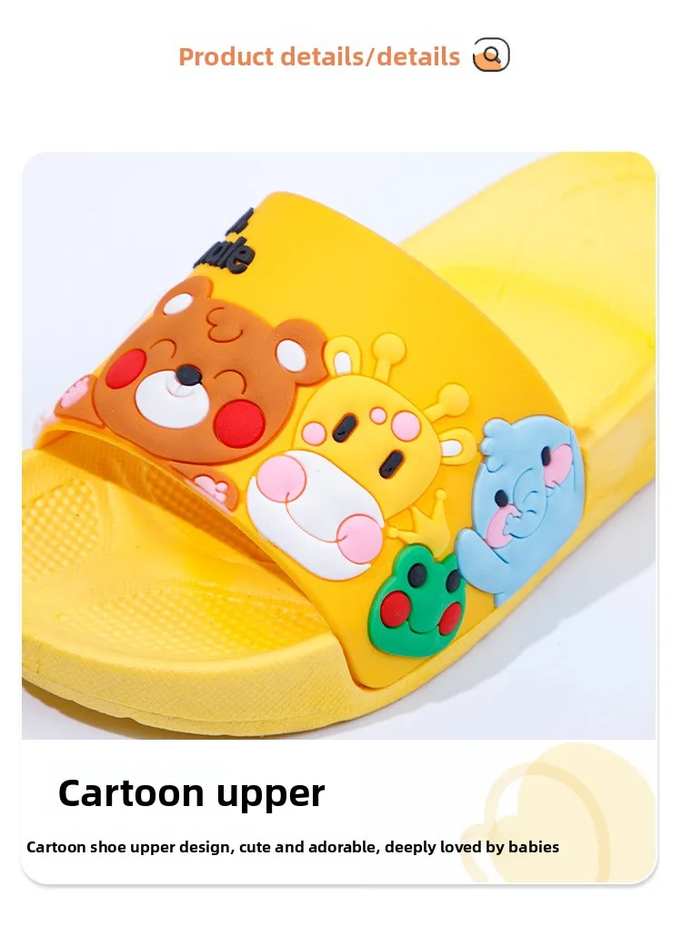2026 Cartoon Kinderpantoffeln Jungen Mädchen Freizeitschuhe Flache Strand-Wasserschuhe Indoor Weiche Niedliche Flip-Flops für Jungen Mädchen – Detail 7