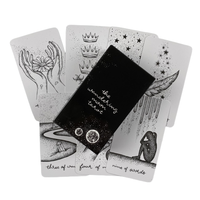 The Wandering Moon Tarot Cards Divination Deck English Versions Edition Oracle Board Playing Table Game For Party