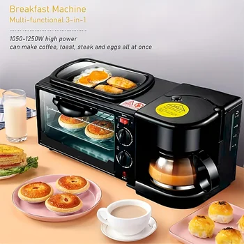 3-in-1 Breakfast Station with Coffee Maker 1