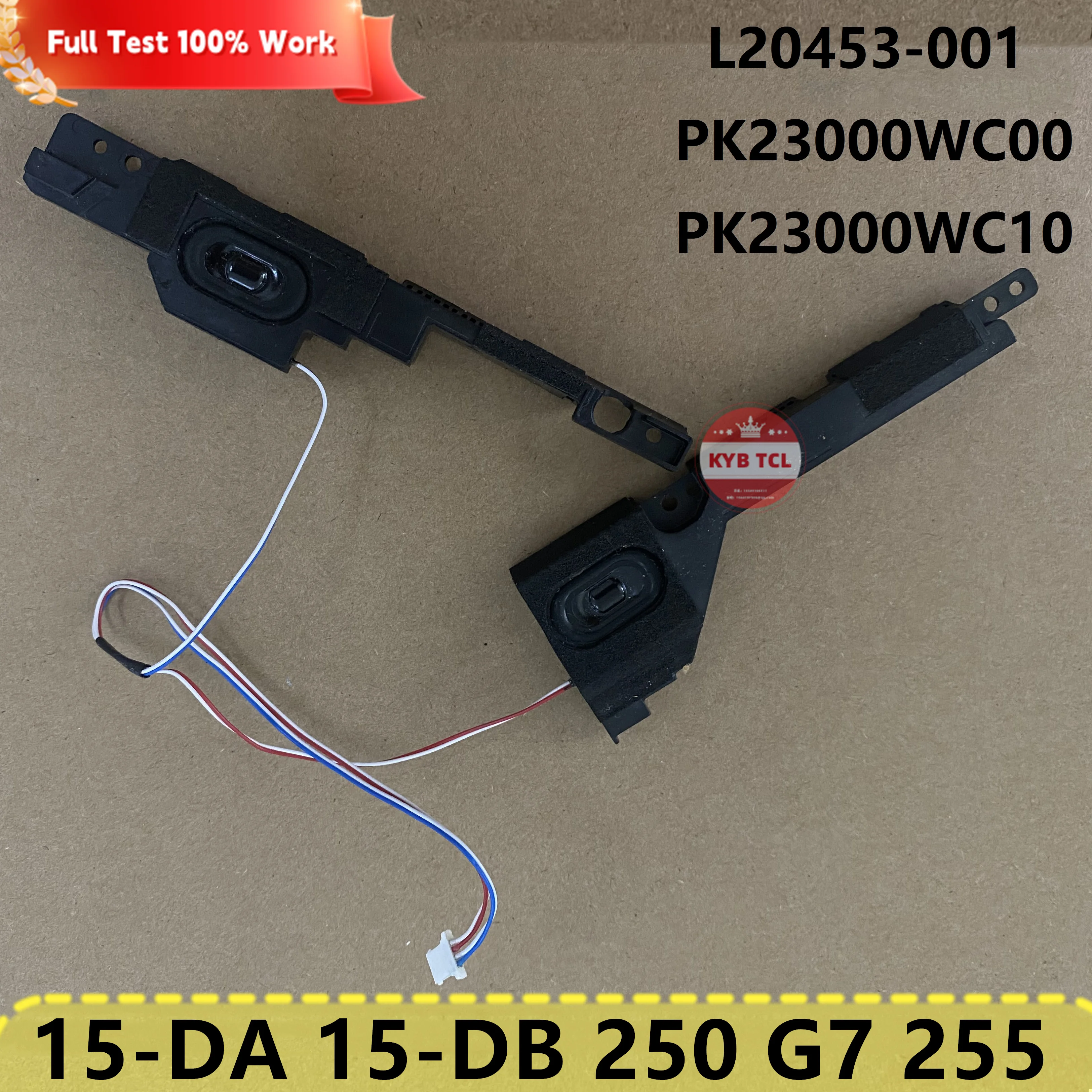 For HP 250 G7 255 G7 15-DA 15-DA0014TX TPN-C135 15-DB 15-DB0011DX Genuine Laptop Internal Speaker Set Left & Right L20453-001