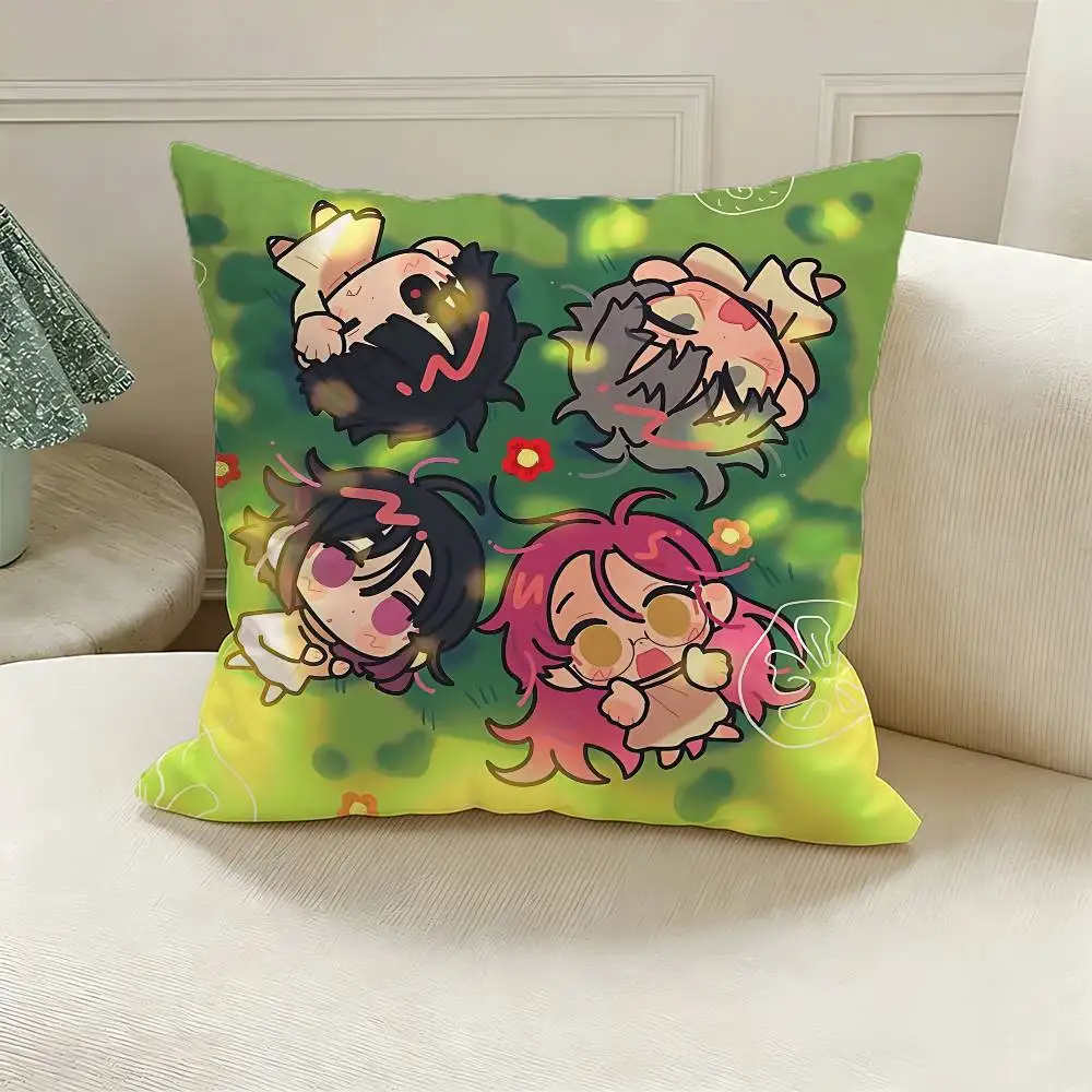 A-Alien Stage Polyester Printed Pillow Cover Square 30 35 40 45 50 55 cm Soft for Sofa Bed Car Home Decor
