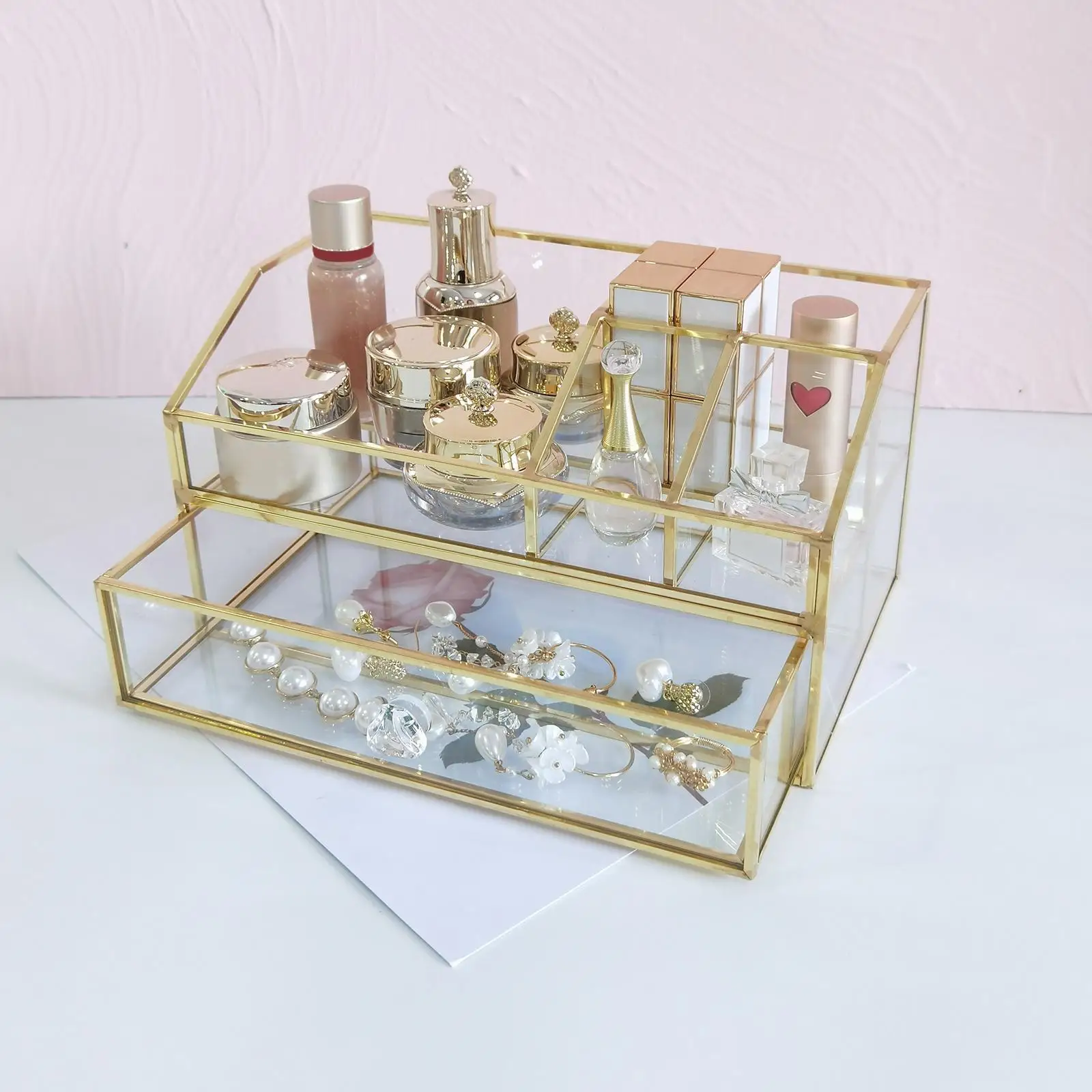 Clear Jewelry Makeup Cosmetic Storage Organizer Holder, Jewelry,