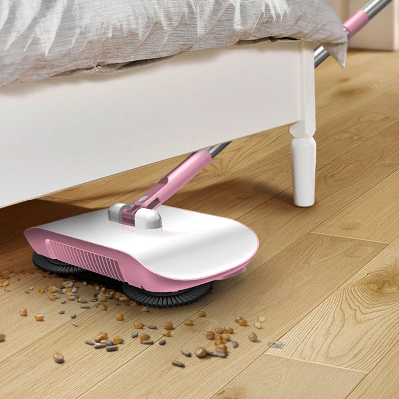 Broom Hand Push Vacuum Cleaner Floor Home Kitchen Sweeper Mop Sweeping Machine Magic Broom Household Lazy Dropshipping Carpet