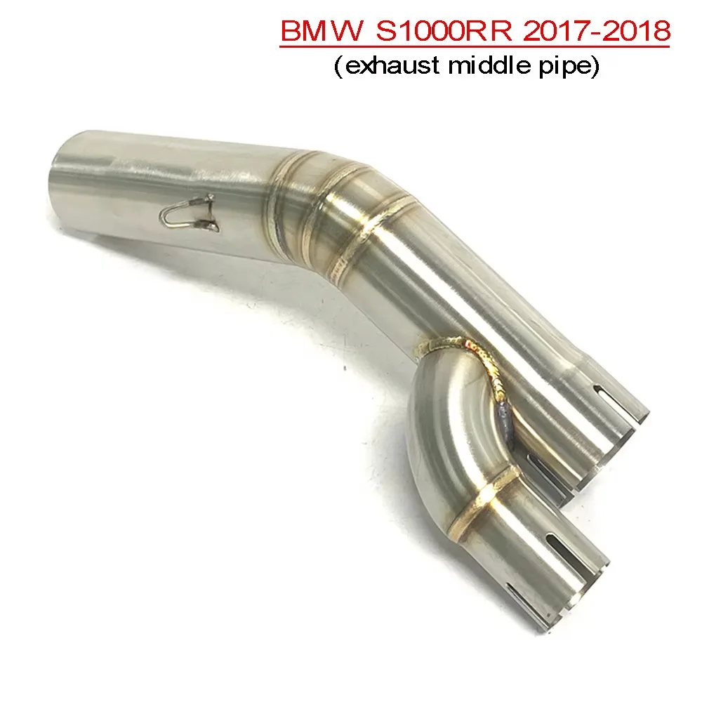 

Modified Exhaust Stainless Steel Middle Section Fit BMW S1000RR 2017 2018 Motorcycle
