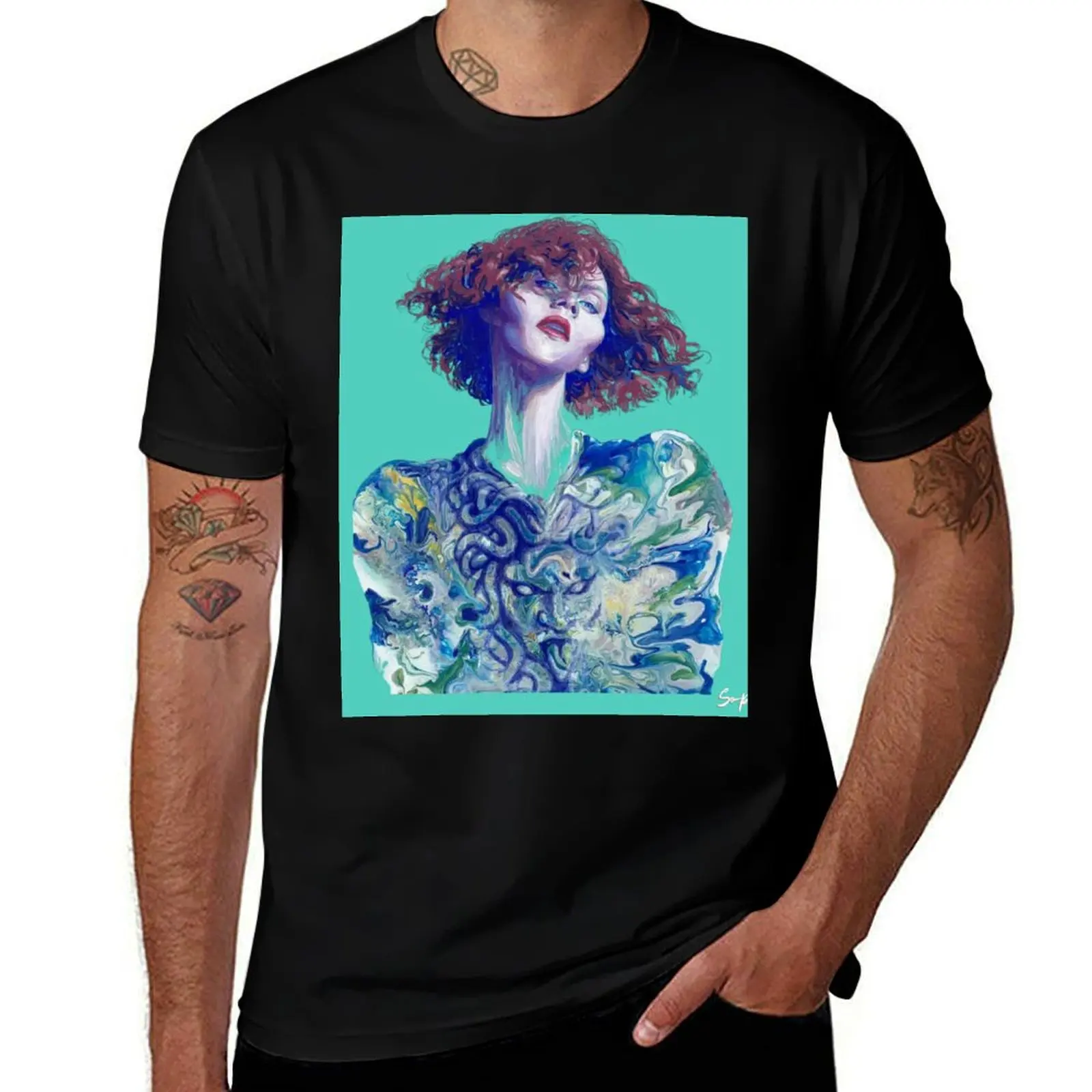 Sophie msmsmsm Artistic T-Shirt Plus Size Summer Casual T-Shirt