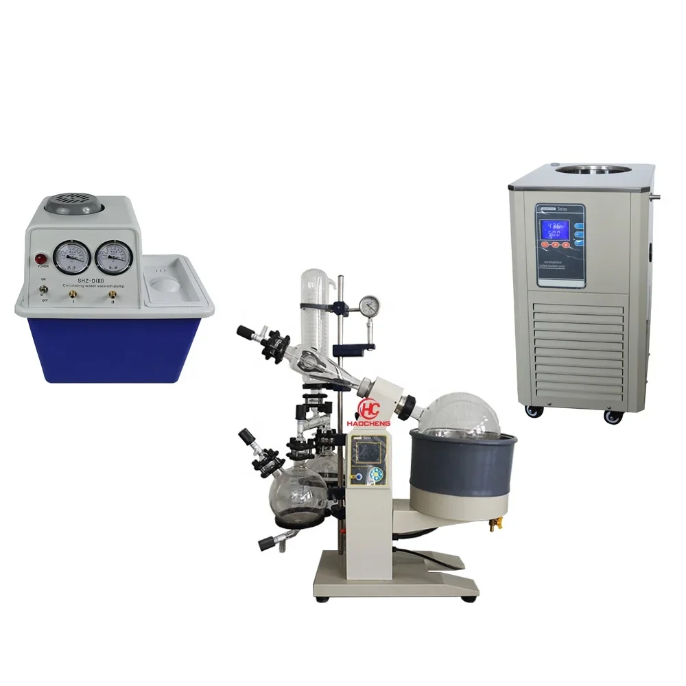 Distillate wiped film evaporator rotovap 5l rotary evaporator