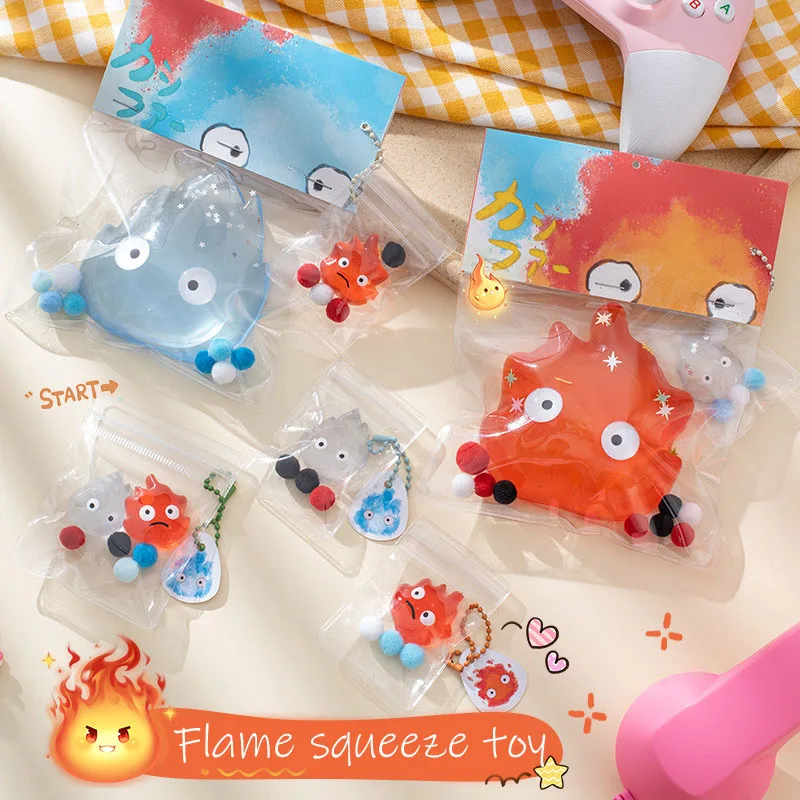 Jouet à presser la flamme, jouets anti-Stress, cadeau de soulagement de l'anxiété, jouets anti-Stress TPR pour adultes et enfants