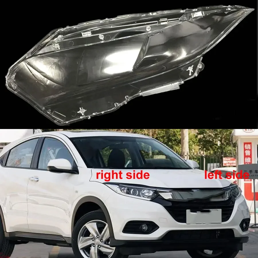 

For Honda Vezel 2019 2020 Halogen Car Accessories Headlight Cover Transparent Lampshade Lamps Headlamp Shell Lens Plexiglass