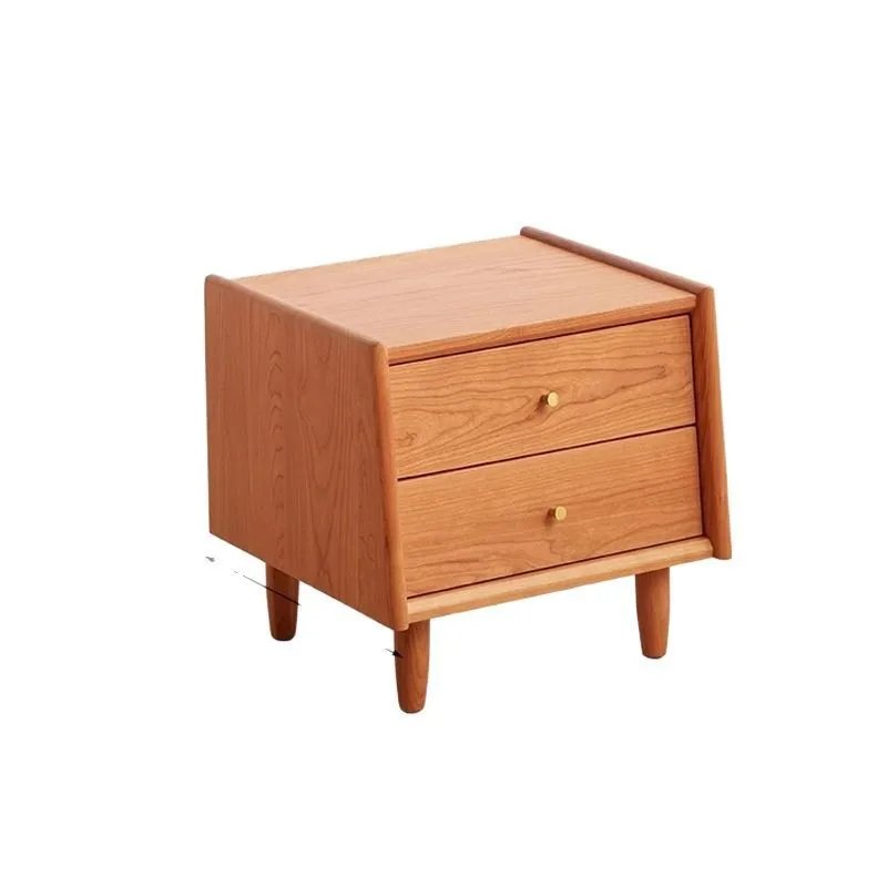 

All solid wood bedside table, bedroom storage side cabinet, Japanese-style small apartment, modern and simple