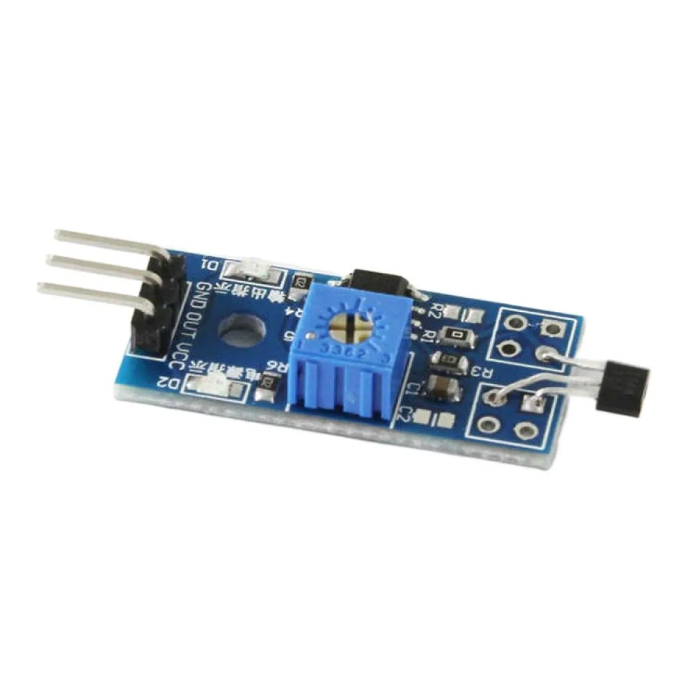 1PCS 5V/3.3V Motor Speed Measurement Board Hall Switch Sensor Module Intelligent Car Accessory Hall Switch Sensor for Arduino