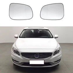 For Volvo S80 S60 S40 V40 Jaguar XE XF XJ Wing Door Side Rearview Mirror Heated Lens Warning Heating Glass