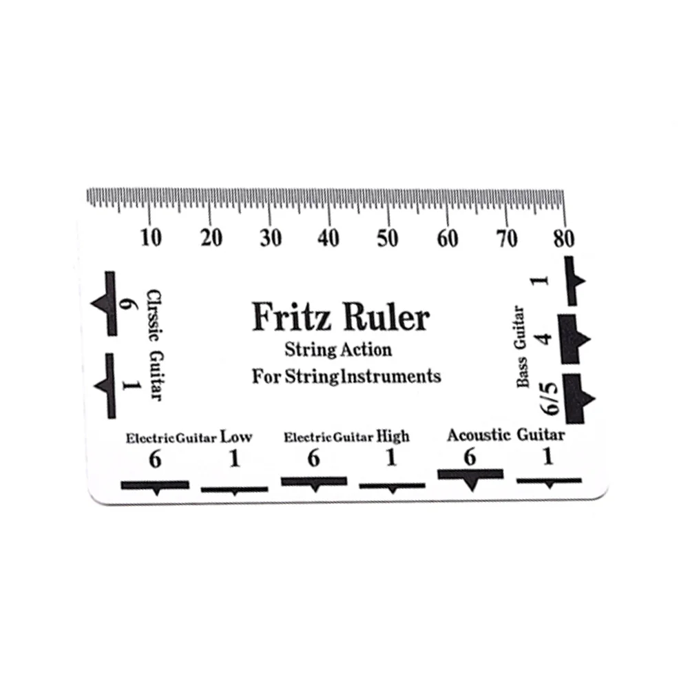 

Guitar String Action Gauge Ruler Professional Measuring Tool For Electric Bass String Height Calibration Guitar Setup
