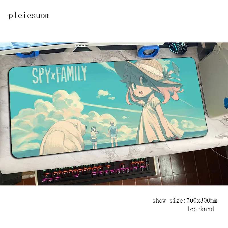 Spy x Family padmouse 80x30 alfombrilla de ratón para juegos juego más vendido alfombrilla de ratón gamer escritorio de ordenador alfombrilla más barata notbook mousemat pc