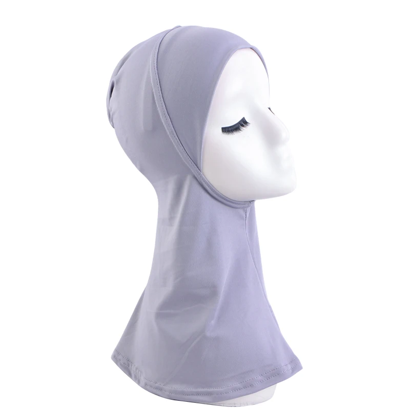 New Women Islamic Muslim Underscarf Inner Hijab Caps Veil Hijab Head Scarves Bonnet Soft Stretch Long Shawl Wrap Neck Hat