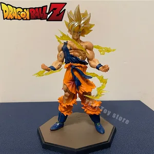 ホットドラゴンボールの息子悟空スーパーサイヤ人アニメ図16cm悟空DBZアクションフィギュアモデルギフト子供のための収集可能な置物 8ベストセールスドラゴンボールZ彫像-1