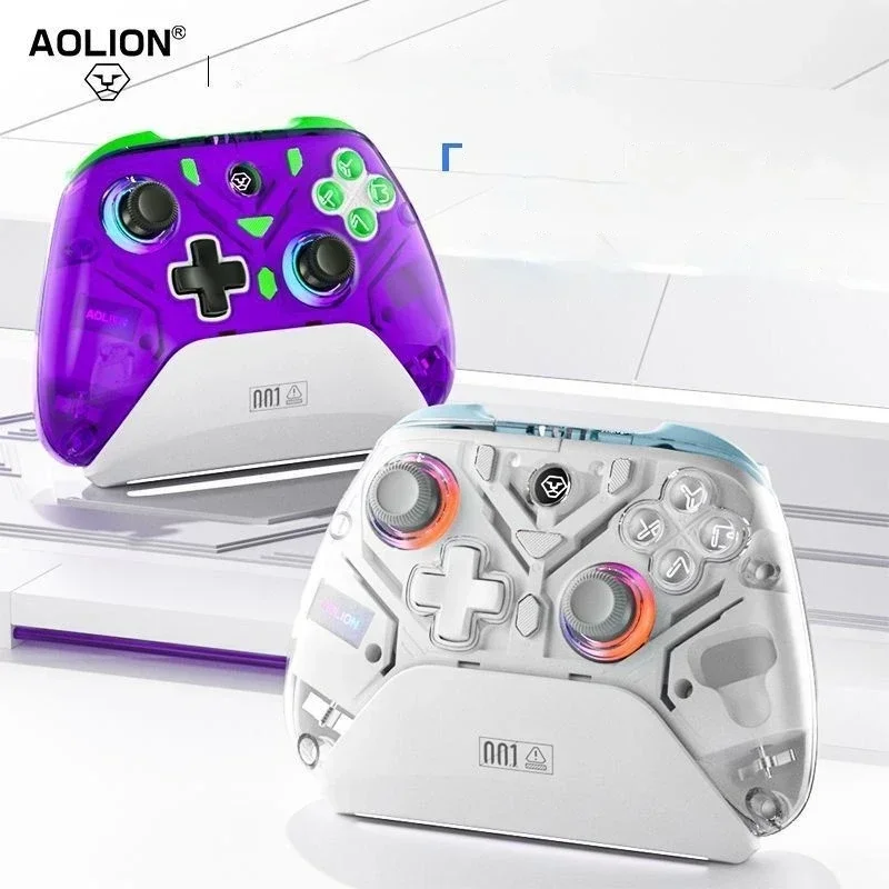 

AOLION K10 2.4G Wireless Gamepad Hall Multimode Game Controller Handle for PC NS Steam IOS Intelligent Interaction Gaming Wukong