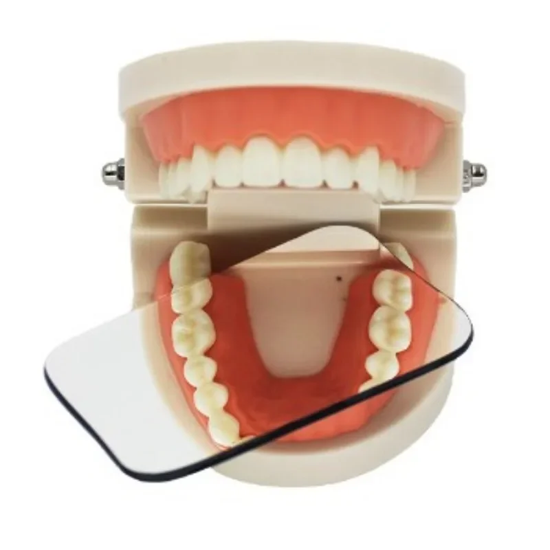 Specchietti catarifrangenti in vetro intraorale ortodontico dentale riflettori fotografici antiappannamento specchio occlusale per odontoiatria orale a doppia faccia