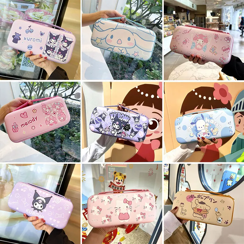 Sac de rangement dessin animé pour Nintendo Switch, étui pour Console de jeu Oled, sac à main de transport de voyage, housse de protection JonCon, accessoires