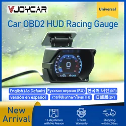 2023 Updated New V63S OBD2 HUD Gauge Car Head Up Display Multi-Function Dashboard Coolant / Oil Temp. Fuel Consumption Oil Level