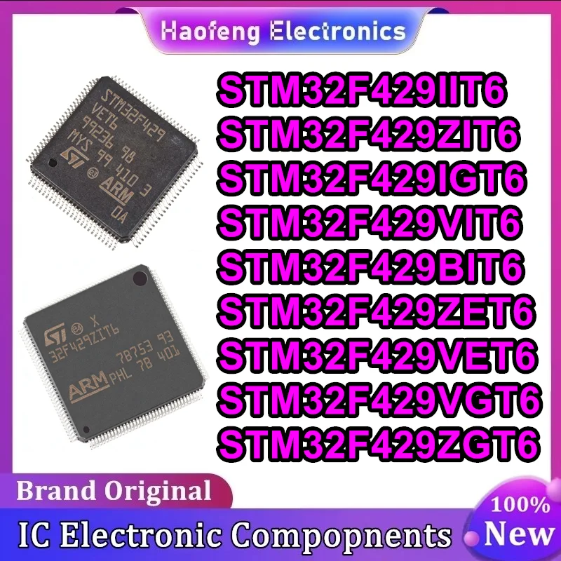 STM32F429IIT6 STM32F429ZIT6 STM32F429IGT6 STM32F429VIT6 STM32F429BIT6 STM32F429ZET6 STM32F429VET6 STM32F429VGT6 STM32F429ZGT6