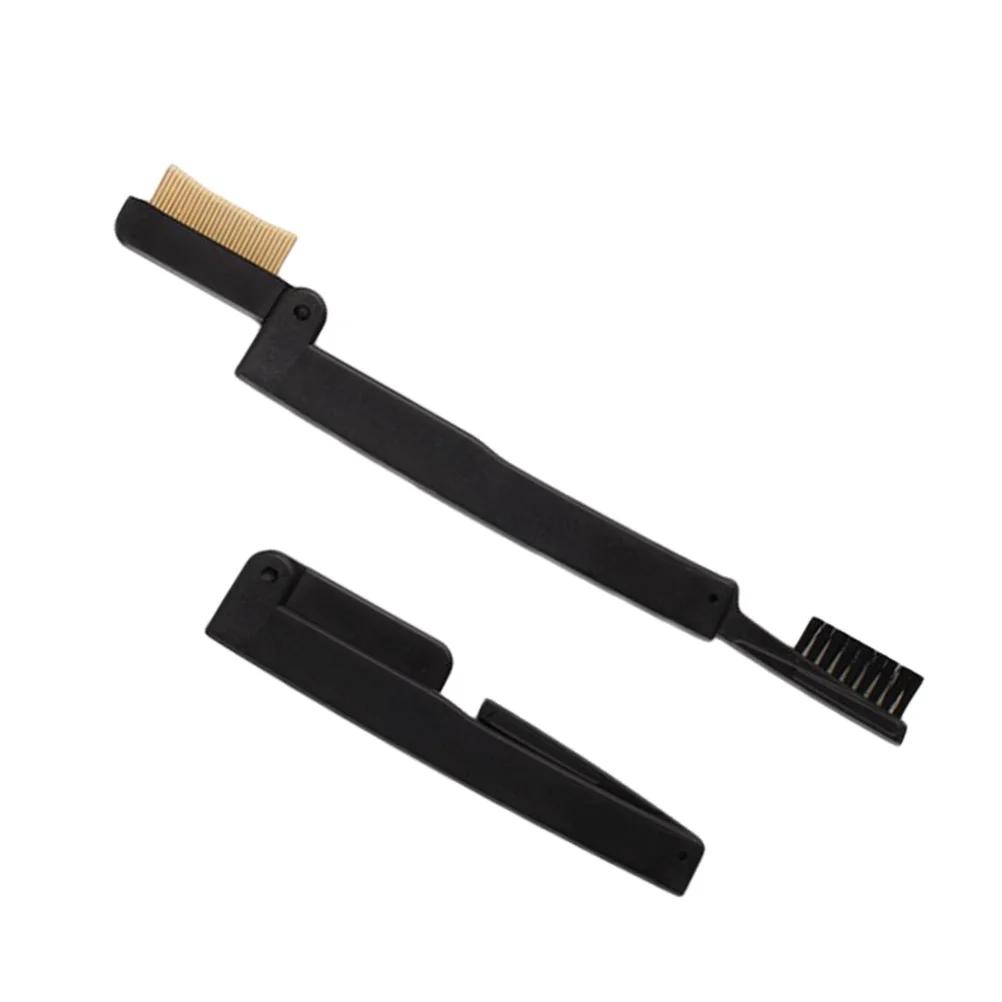 

Double Side Folding Eyebrow Brush Eyelash Comb Makeup Tool for Lash Separation After Curling Mascara Easy Carry Travel