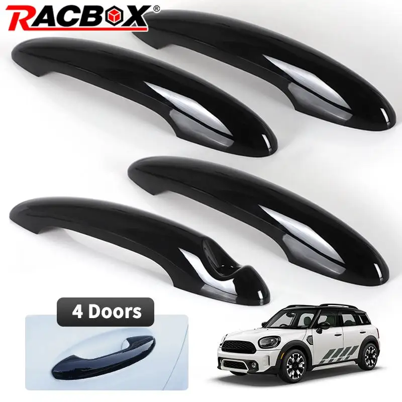 

4 шт. накладки на дверные ручки автомобиля для Mini R60 Countryman Cooper S 2011-2016 4-дверные глянцевые черные аксессуары для стайлинга автомобилей ﻿