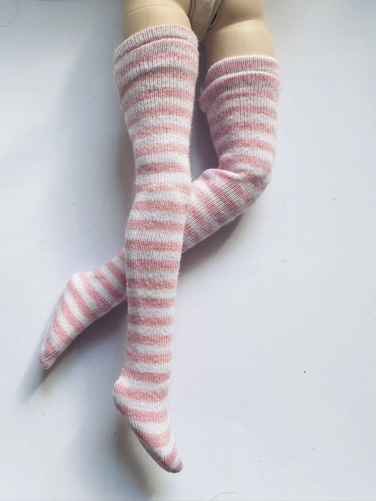 1 par de calcetines Blyth a rayas para muñeca 1/6, calcetines para muñeca 1/6, accesorios de ropa (se adapta a Azone, Kurhn, OB, Momoko, Blyth, muñeca 1/6)