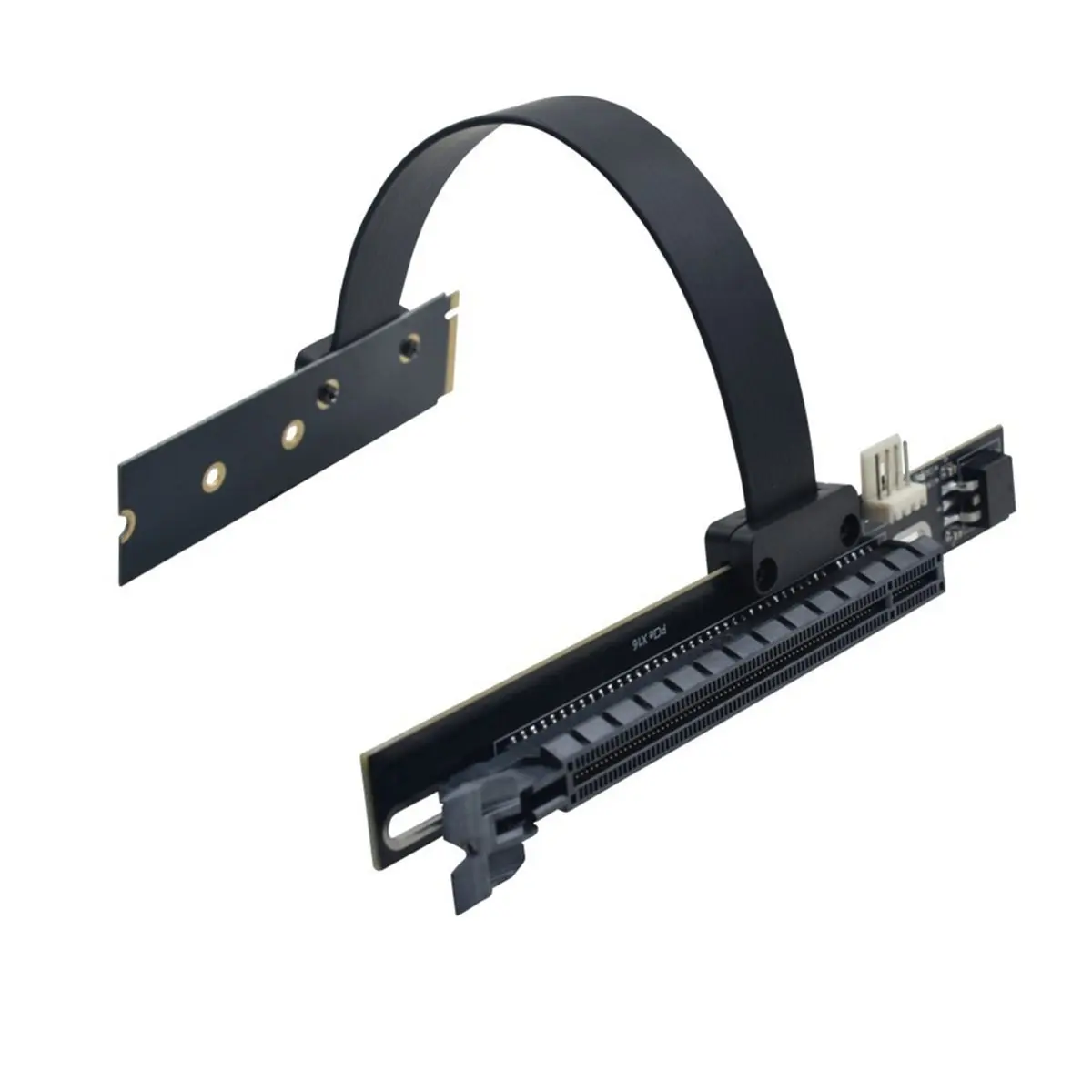 newA10R PCIe X16 to M.2 NVME M-Key Adapter Extension Cable Desktop M.2 SSD Expansion Card for Add on Cards Computer