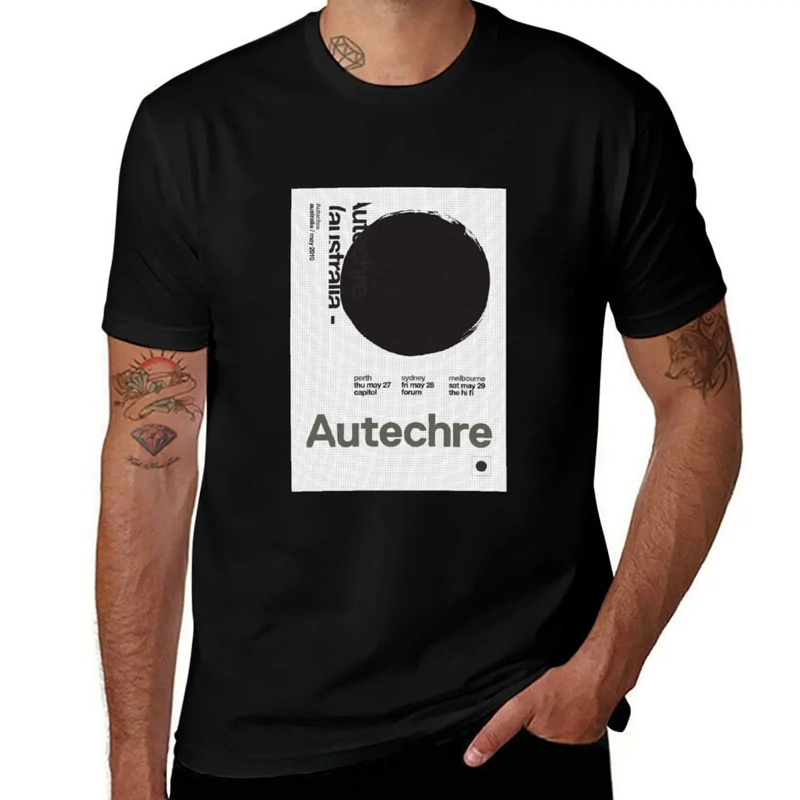 Autechre Graph Paper T-Shirt luxury designer blacks shirts men graphic