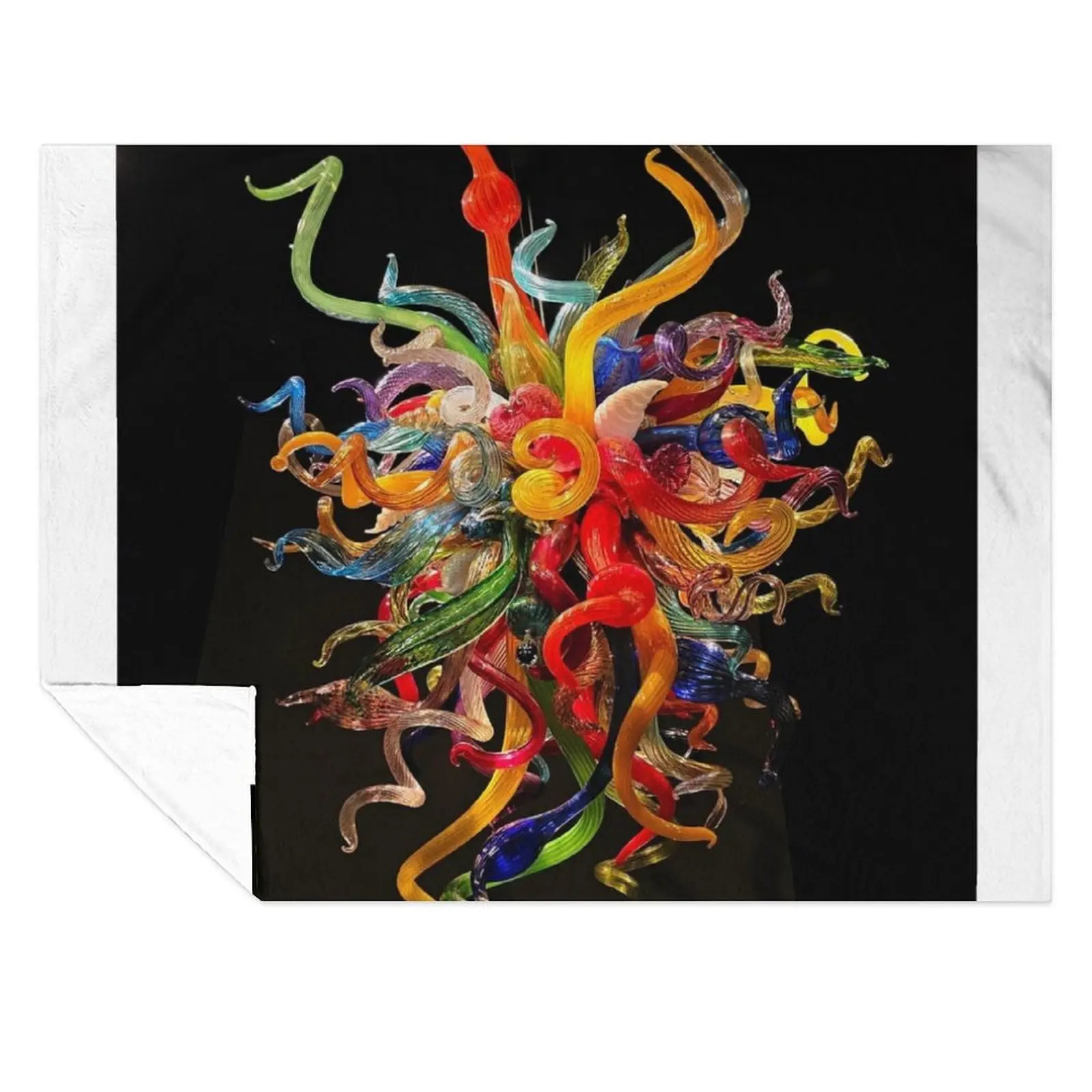 

Chihuly Chandeliers Throw Blanket Summer Beddings funny gift Luxury St Blankets