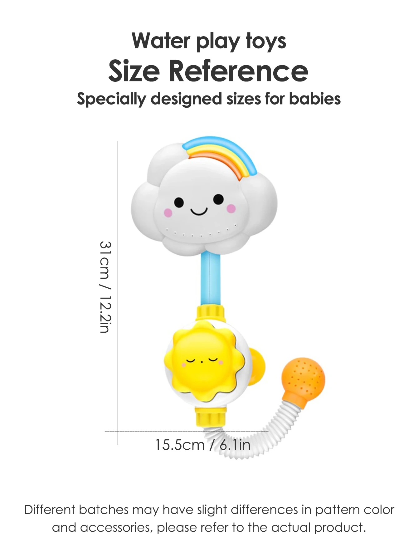 Baby Bath Toys, Bathing Cute Swimming Water Spraying Clouds Flowers Shower Bath Toy For Kids Swimming Pool Water Playing Toy Bab