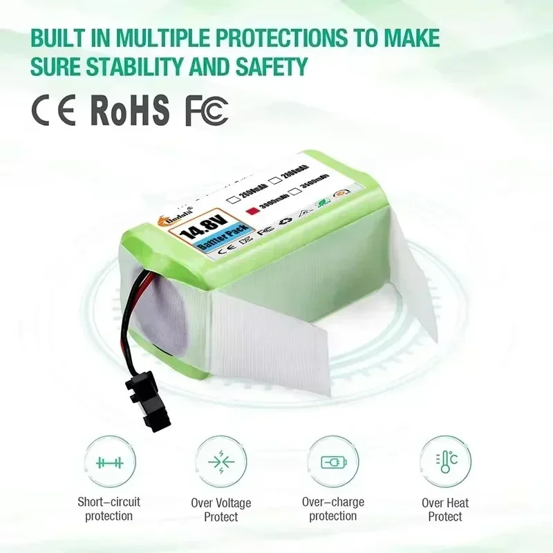 Innovative 14.4v Battery Pack with Integrated Microchips for Extended Lifespan