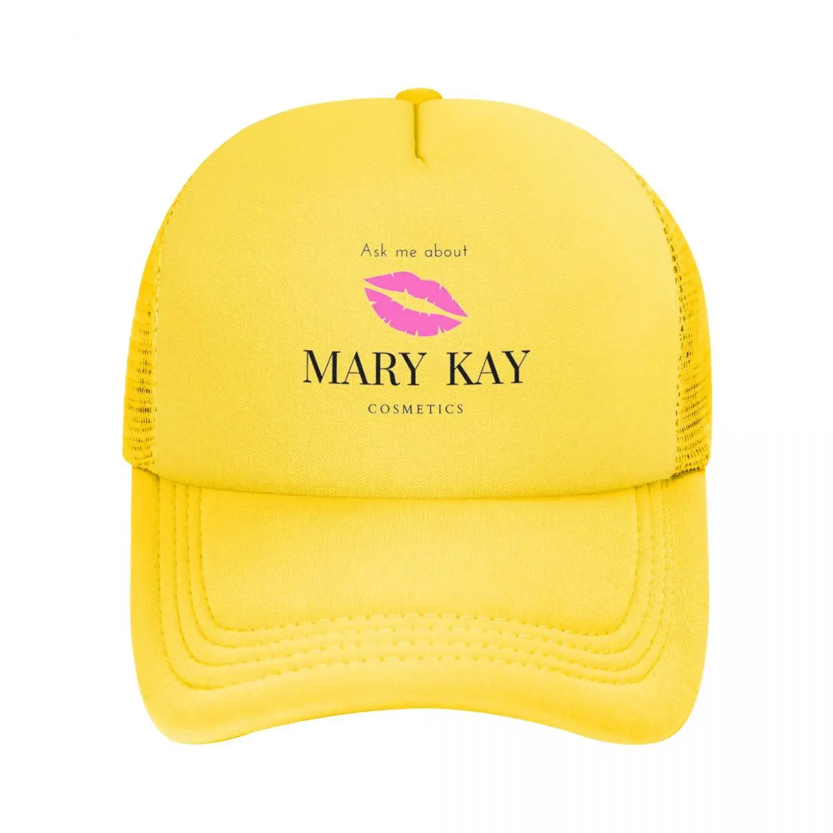 Ask Me About Mary Kay Mesh Baseball Caps Snapback Fashion Baseball Hats Breathable Casquette Outdoor For Men's And Women's