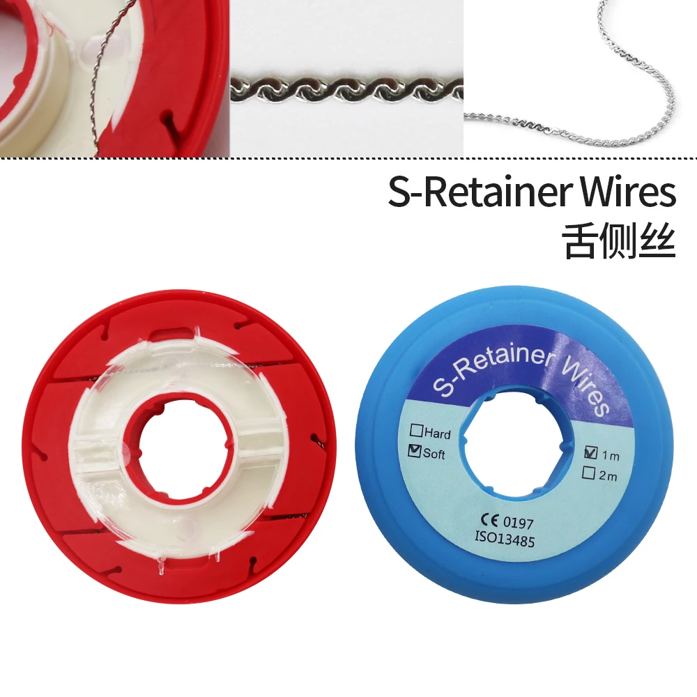 

1m/Roll Dental Stainless Steel Orthodontic Lingual Retainer Chain Wires Flat Plate Archwires Soft/Hard