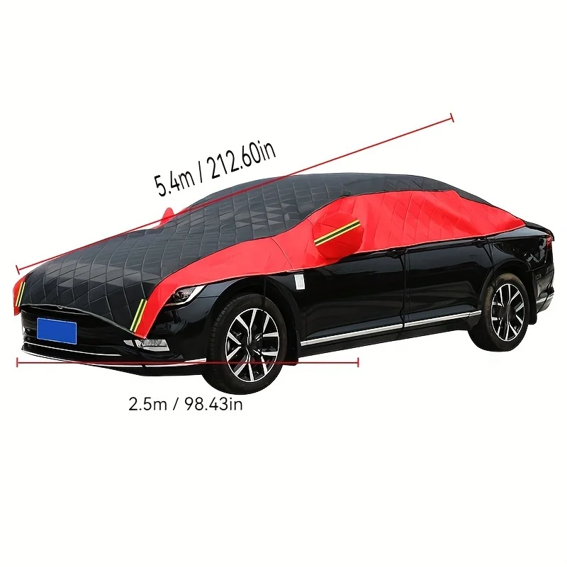 Oxford Cloth All-Weather Anti-Hail Car Cover, Suitable for , Including- General Half Cover Protection Umbrella  Car Accessories