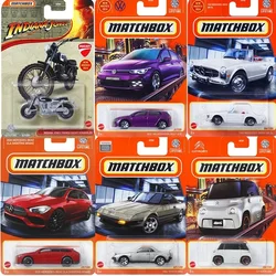 Mattel-Matchbox Brinquedos Do Carro Para Meninos, Diecast 24J, Temático Indiana Jones, Ducati Scrambler, Veículo Volkswagen Golf Gte, 1:64, Original, Presente