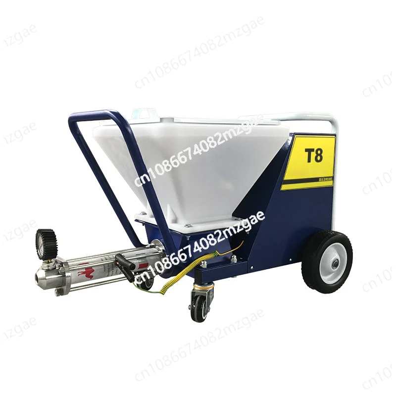 T8 exterior wall real stone paint spraying machine anti cracking mortar putty fireproof coating machine integrated machine