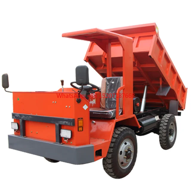 Self-loading Underground Mining Mini Dumper Truck Wheel Type Underground Mine Transport Truck