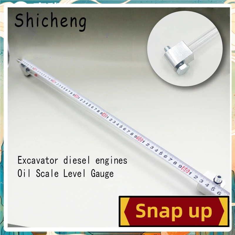 Doosan Excavator Diesel Oil Ruler Level Gauge Dipstick Excavator Accessories For Daewoo 150 220 225 300-7-9