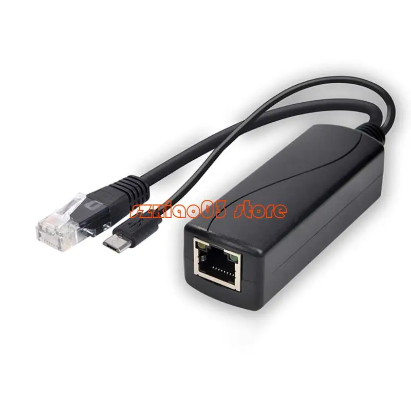103C Poe Splitter 48V 5V MicroSB Power sobre o do adaptador Ethernet