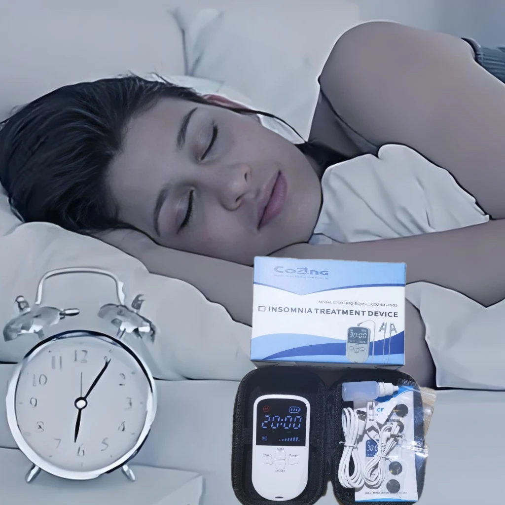 

Alpha CES Brain Stimulation Electronic Sleep Aid Device for Insomnia, Depression & Migraine Pain Relief