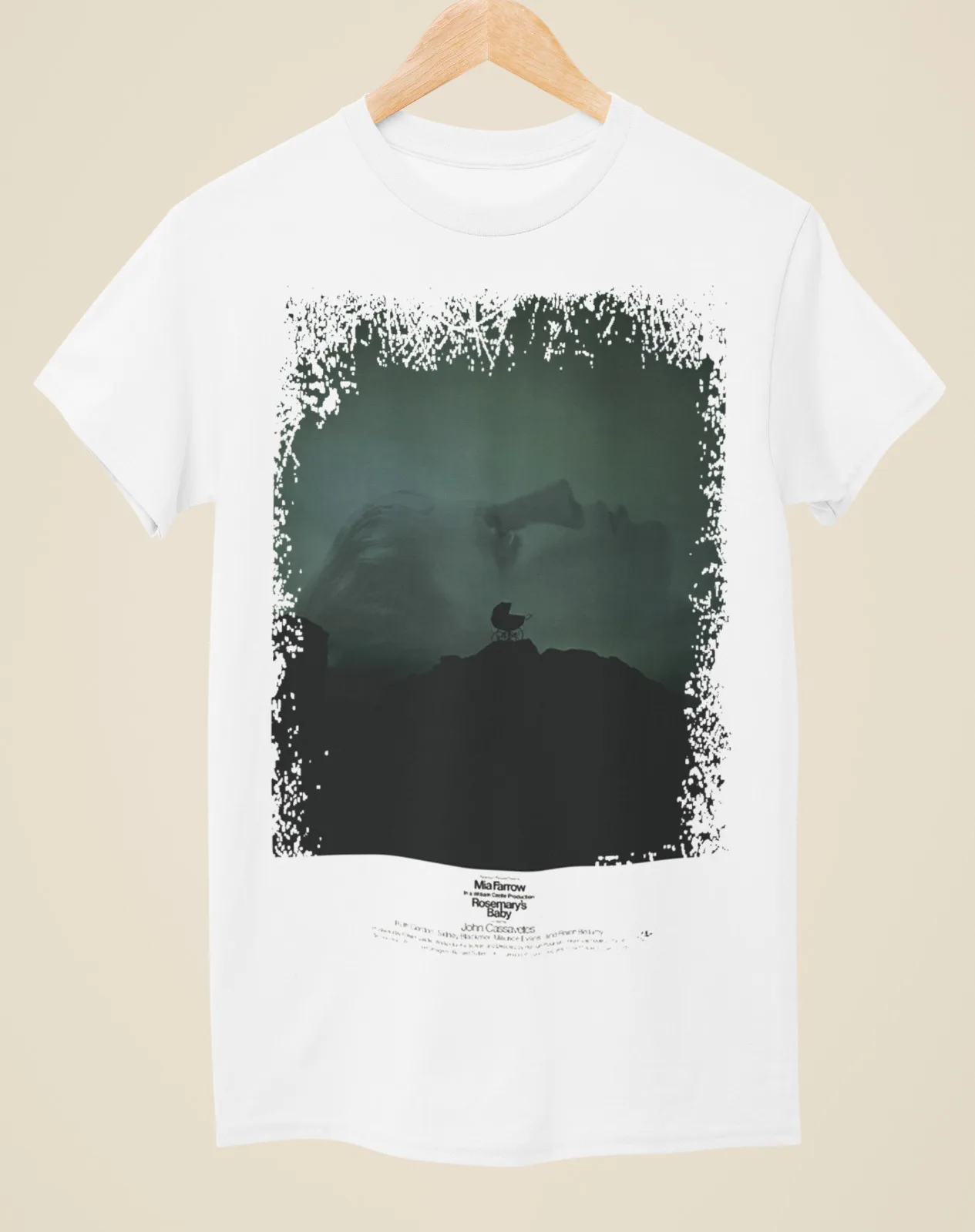 

Rosemary's Baby - Movie Poster Inspired Unisex White T-Shirt