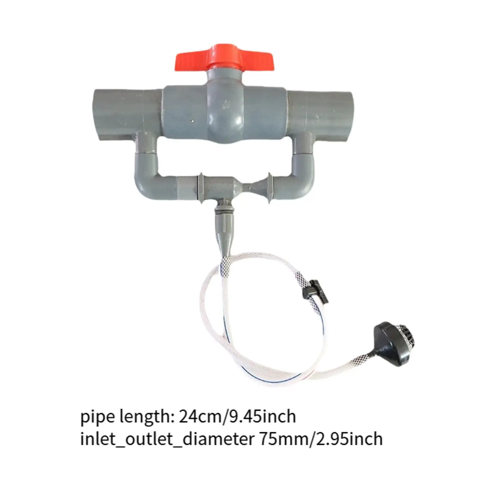 Graue Bewässerung, Venturi-Dünger, Mischrohr, langlebiges Kunststoffgerät für Garten, landwirtschaftliches Bewässerungswerkzeug