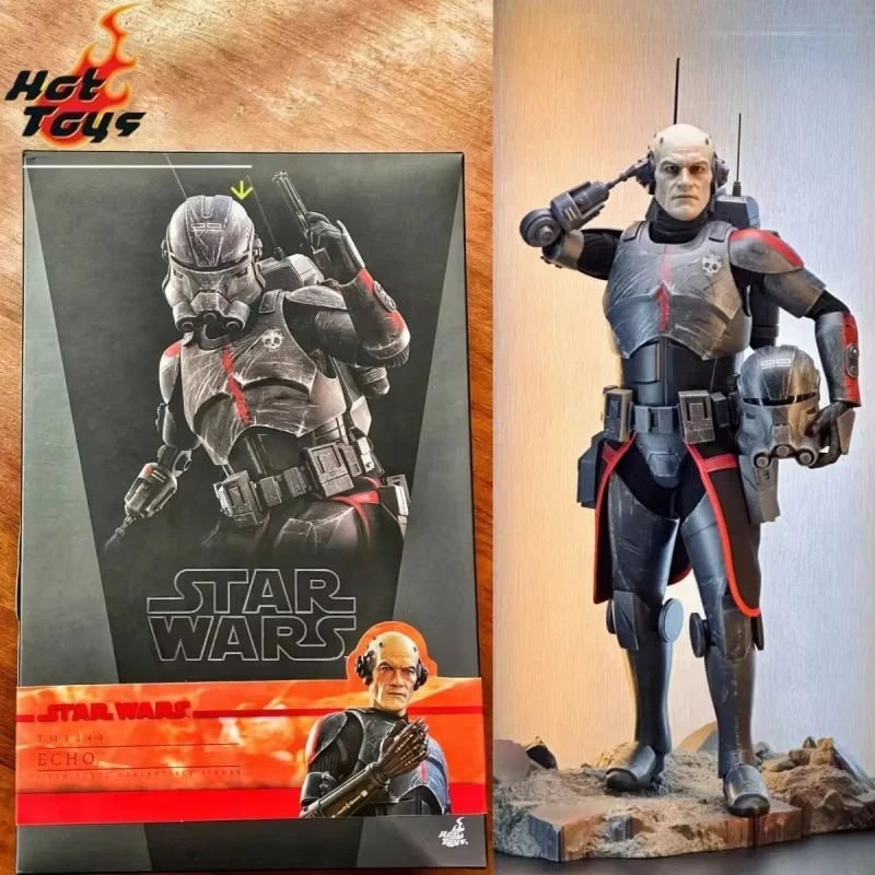 

Genuine HOTTOYS HT TMS042 Star Wars Defective Product Team Echo Soilder 1/6 Action Figure Collected Boy Birthday Model Toy Gift