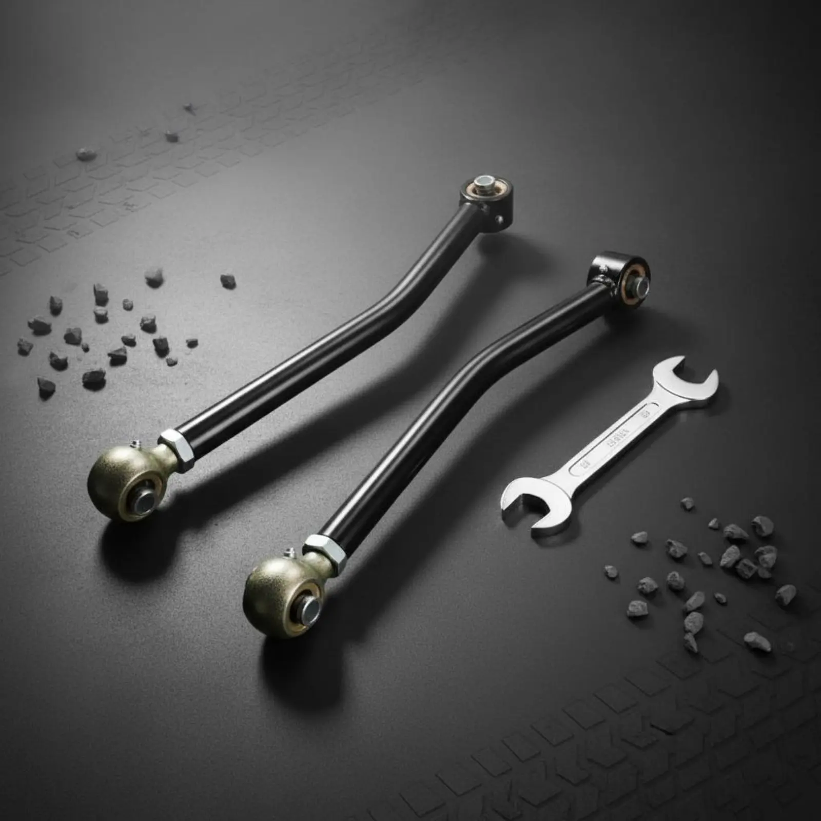 2 Pieces Adjustable Rear Upper Control Arms Direct Fit 4x4 Model JK Chassis Links Ride Height Adjustment Kit Control Link Set